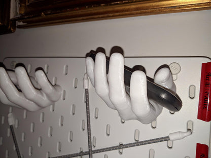 Helping Hand for IKEA Skadis Tool Holder - Unique Clip On Hand Peg Board - JCSFY 3D Printed