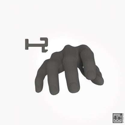 Helping Hand for IKEA Skadis Tool Holder - Unique Clip On Hand Peg Board - JCSFY 3D Printed