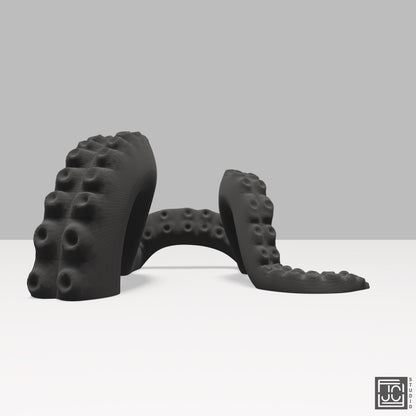 Octopus Phone Stand - Ocean Themed Desk Accessory - Marine Life Decor And Home Office Setup - Aquarium Sea Water Tank - JCSFY 3D Printed