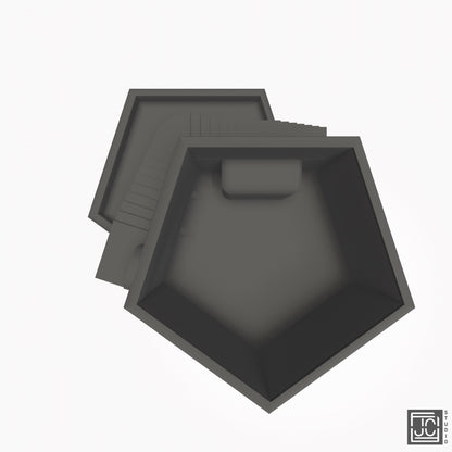 Castle Tower Planter Pot - Fantasy Succulent Planter - Medieval Home Decor Adobe Architecture Style - JCSFY 3D Printed