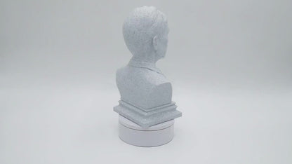 Bill Nye Bust Sculpture - 3D Printed Science Educator Statue for Study Room